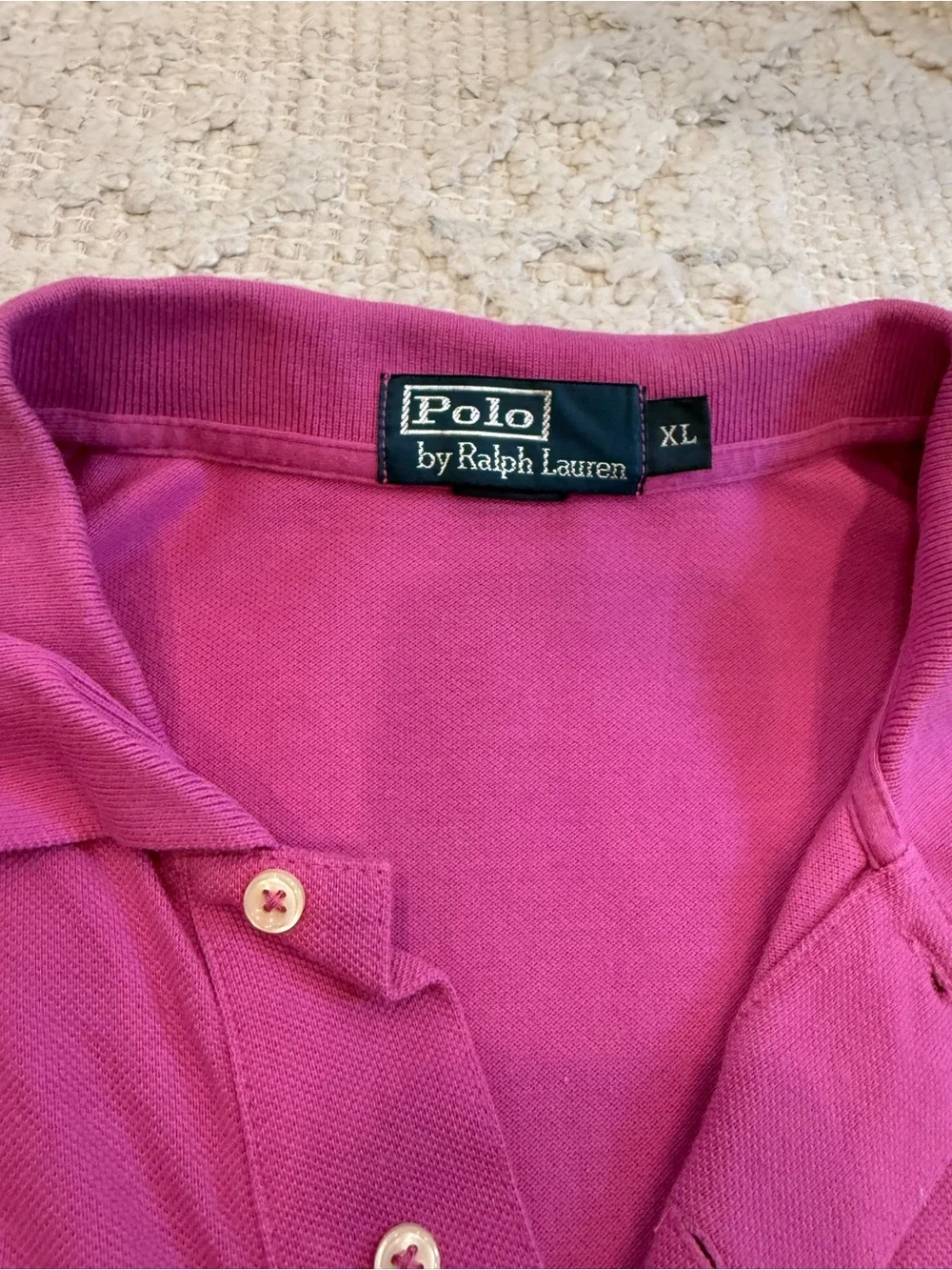 Polo Ralph Lauren Men's Polo Shirt, Size XL, Pink